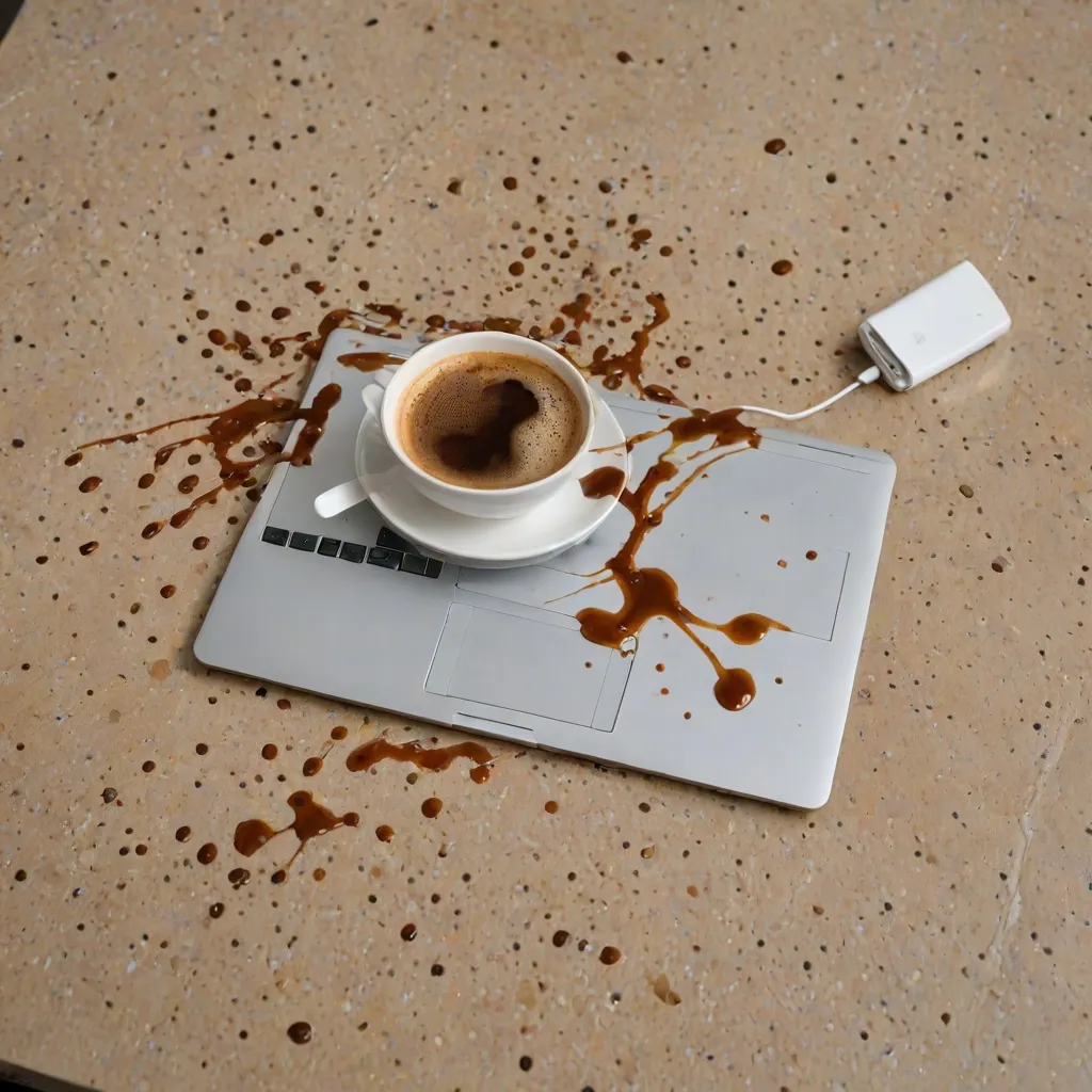 Laptop zalany kawą – co zrobić, aby uratować sprzęt?