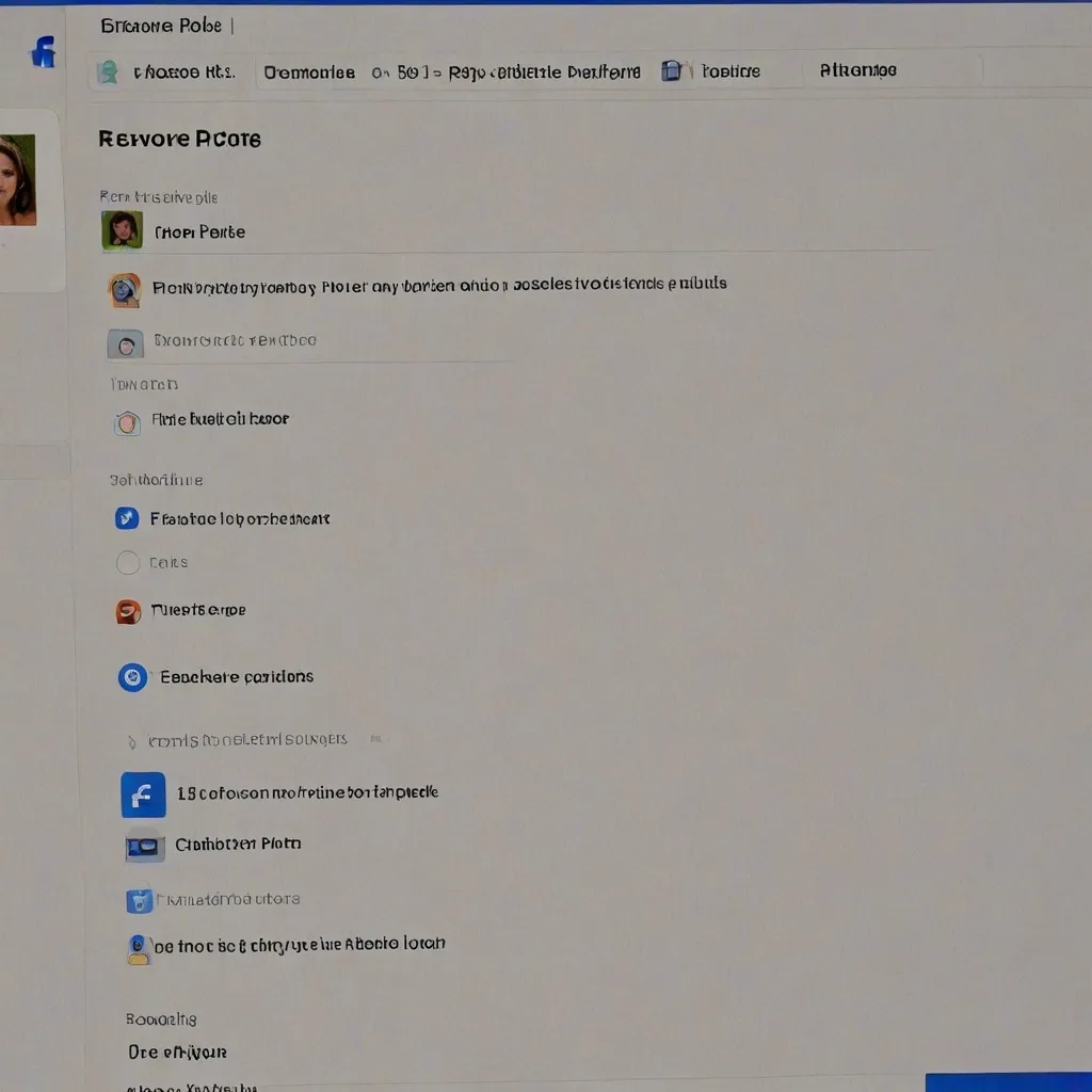 Jak usunąć zdjęcie profilowe Facebook?